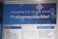 Am Stand des VDMI nahm man das Thema Industrie 4.0 mit Humor.