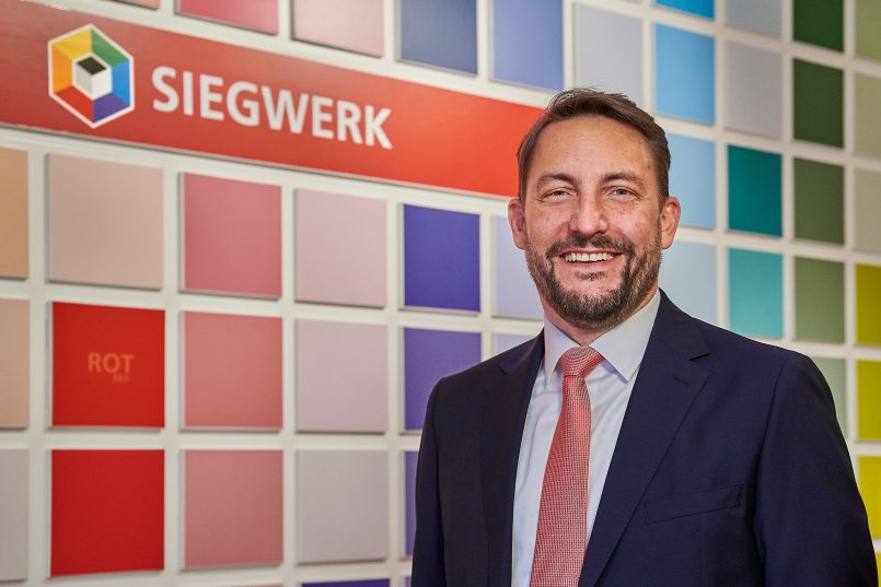 Dr. Nicolas Wiedmann wird neuer CEO von Siegwerk; Quelle: Siegwerk.