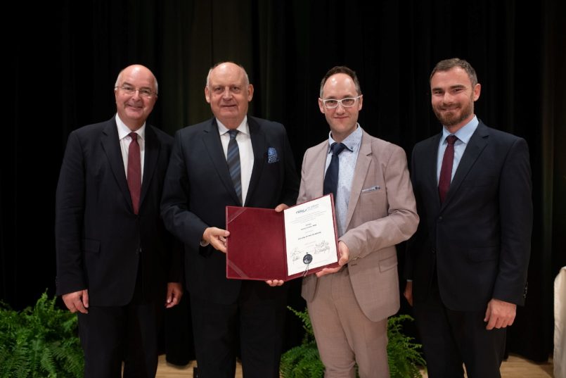 Von links nach rechts: Prof. Dr. Karl Ennsfellner (Geschäftsführer IMC FH Krems)