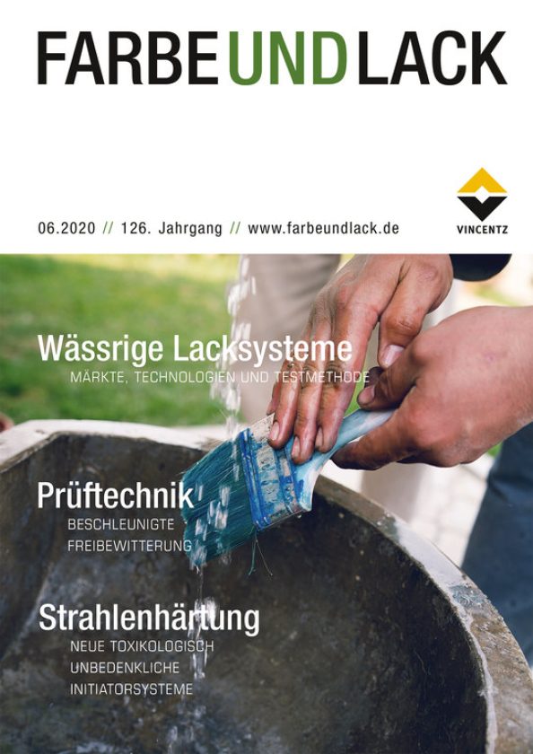 Das Thema wasserbasierte Lacksysteme steht im Fokus der Juniausgabe der FARBE UND LACK.