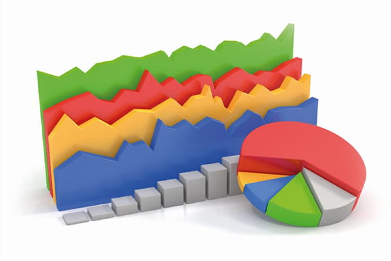 Eine Grafik zeigt eine stilisierte Bilanz mit 3D-Effekt.