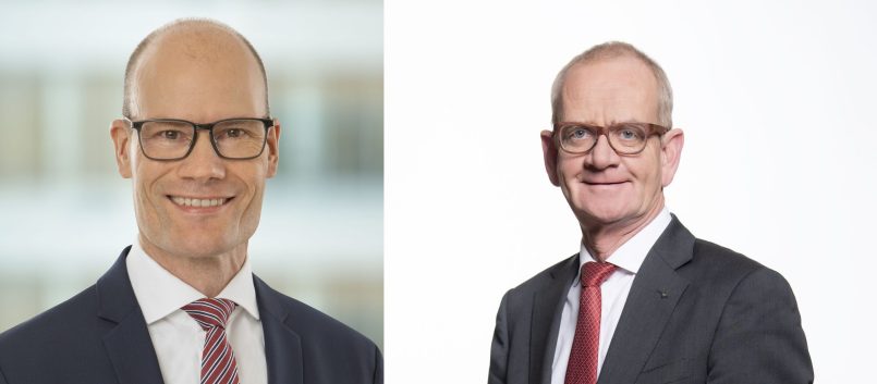 Dr. Christoph Schlünken (rechts) übergibt seine Vorstandsressorts zum 1. Januar 2023 an Dr. Tammo Boinowitz.