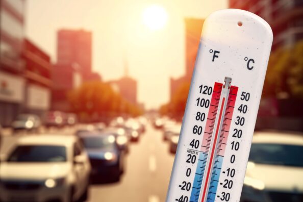 Transparente IR-reflektierende Partikel können die Temperatur im Auto um ca. 27°C senken.